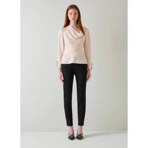 L.K. Bennett Tw Eva Cowl Neck Top